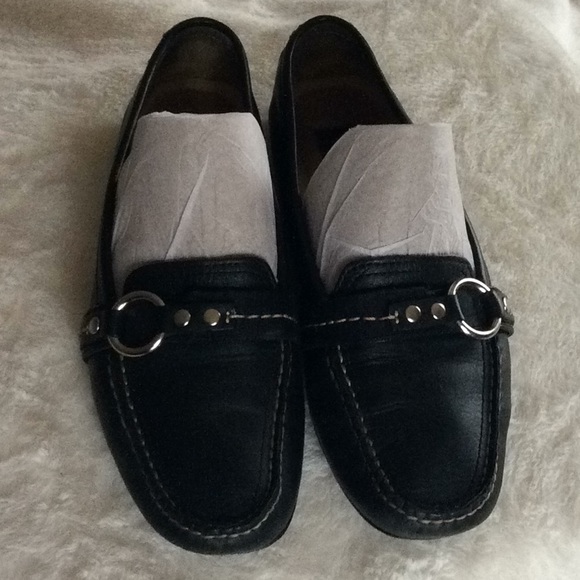 Coach Leather Driving Moccasins Sophia - Picture 1 of 9